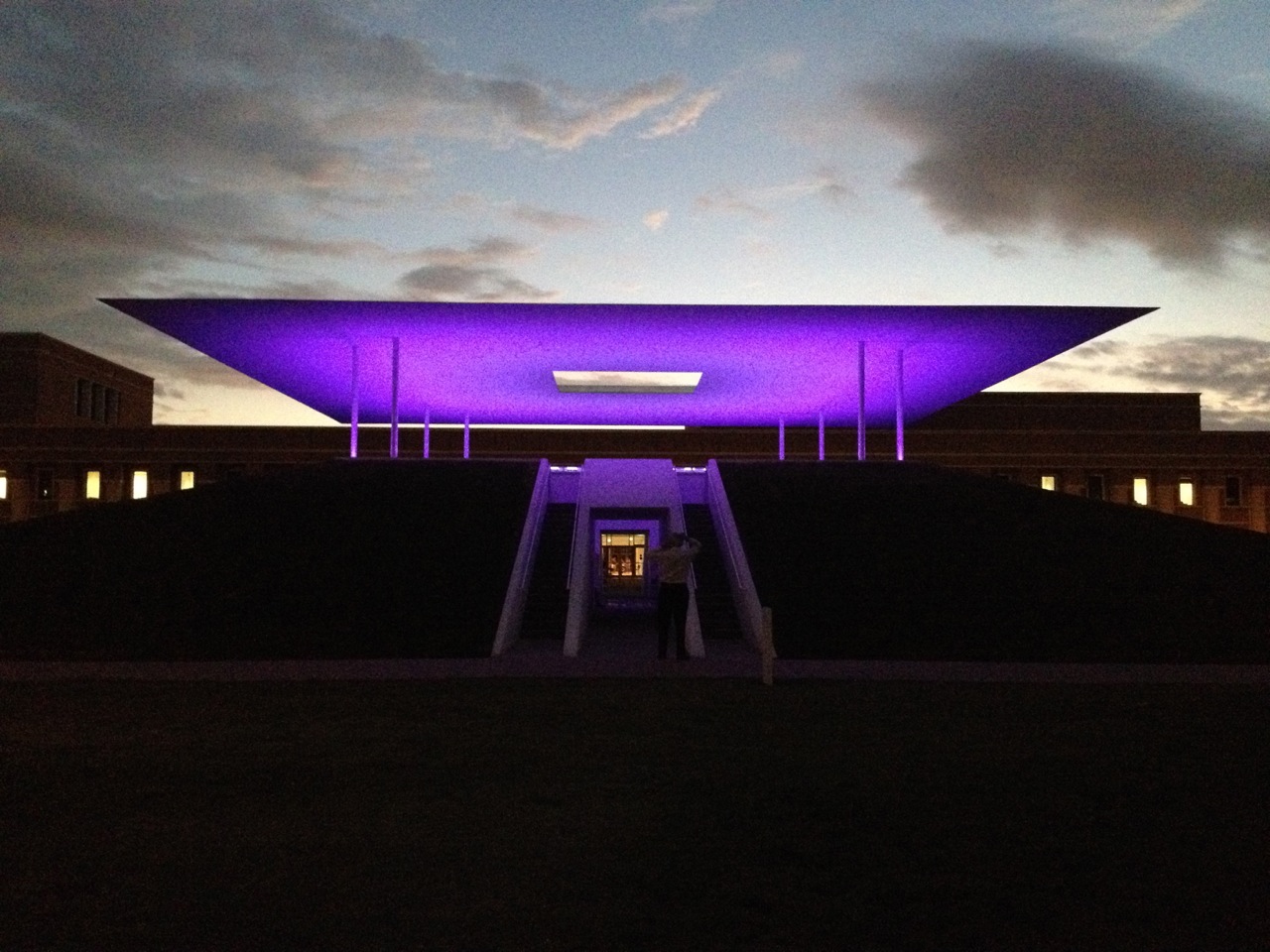 Outside view of the James Turrell Skyspace