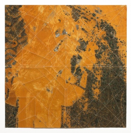 Clarissa Tossin "Sutdy for a Landscape (Brasilia), 2012 folded archival inkjet print
