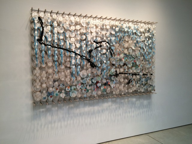 Jacob Hashimoto at Mary Boone Gallery.