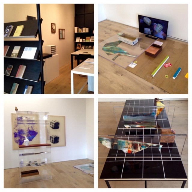 Benoit Maire's exhibition and bookstore.  Images courtesy of Kiria Koula.