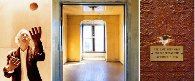 David Ireland and interior elements of his 500 Capp Street house. Images courtesy of 500 Capp Street Foundtaion.