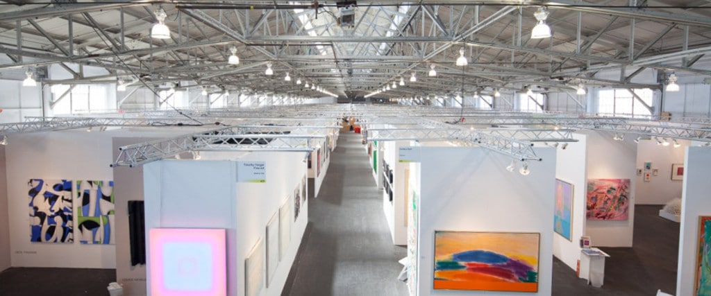 Interior image of Art Market SF, 2014