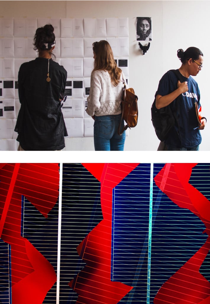 Top: Visitors enjoy a previous open house. Bottom: Sarah Rara